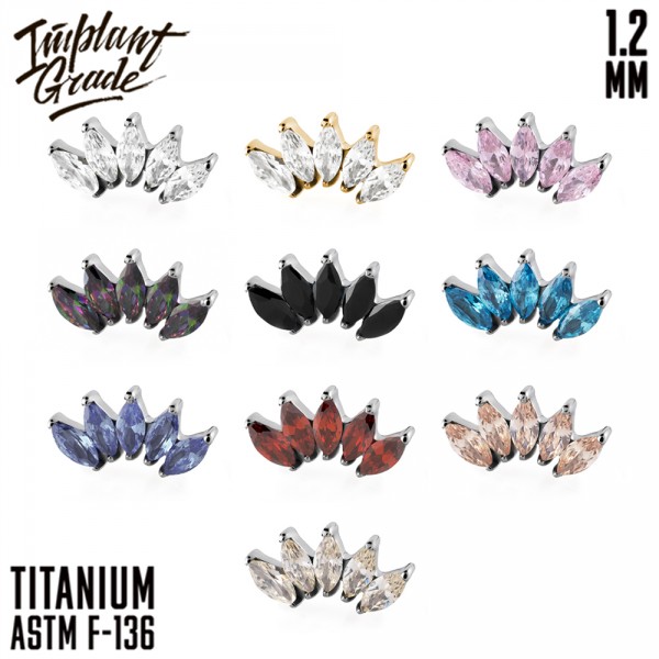 Накрутка-кластер Marquise 5 K 1.2 мм 