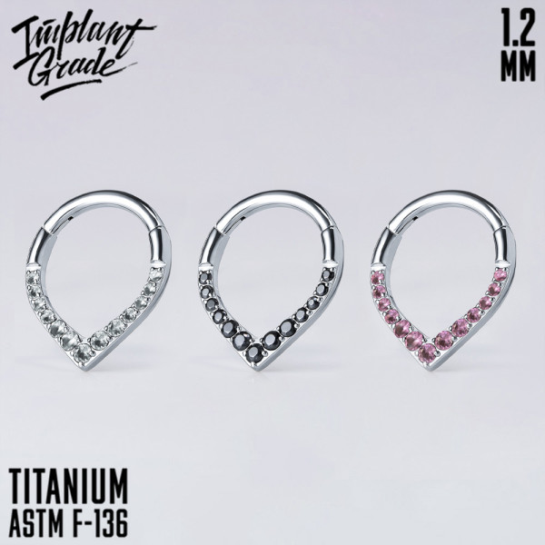 Кольцо-кликер Drop 1.2 мм (16 G)