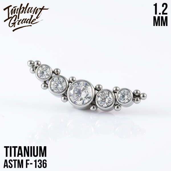 Накрутка-кластер Crystalline 1.2 мм