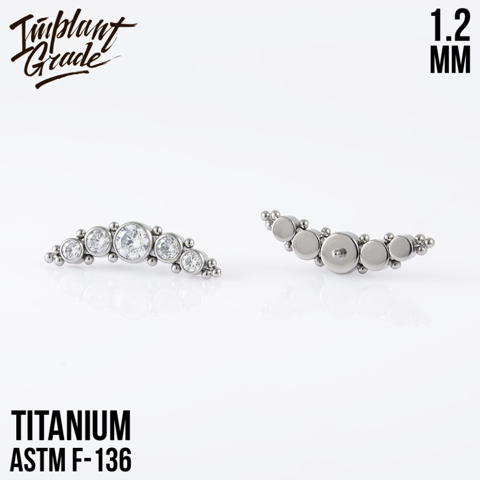 Накрутка-кластер Crystalline 1.2 мм