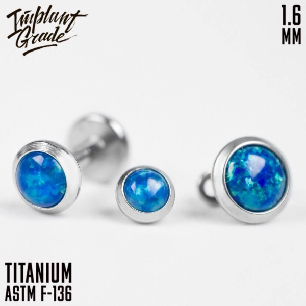 Накрутка с опалом 27 1.6 мм