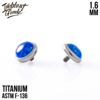 Накрутка с опалом 27 1.6 мм