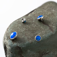 Накрутка с опалом 27 1.6 мм