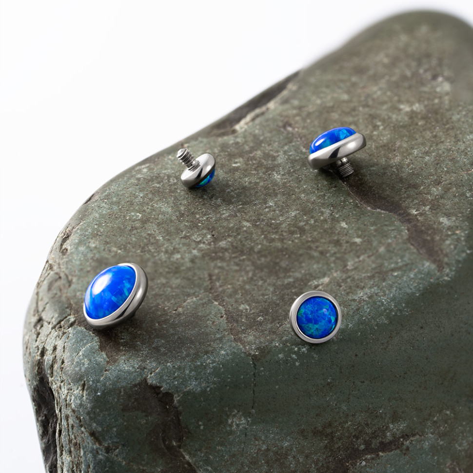 Накрутка с опалом 27 1.6 мм