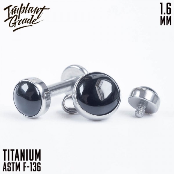 Накрутка Black Onyx Stone 1.6 мм