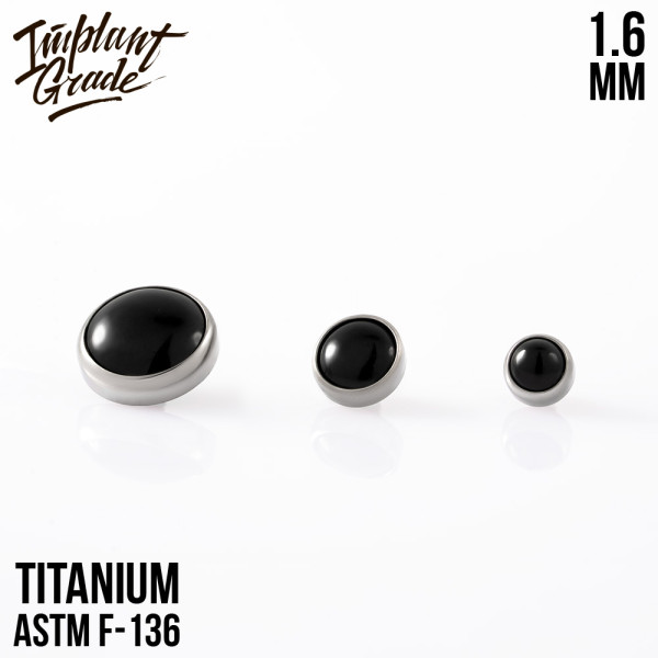 Накрутка Black Onyx Stone 1.6 мм