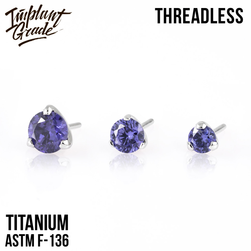 Топ Tanzanite безрезьбовой в лапках