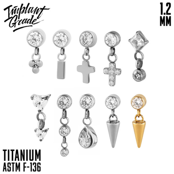 Накрутка с подвеской Pendant 1.2 мм