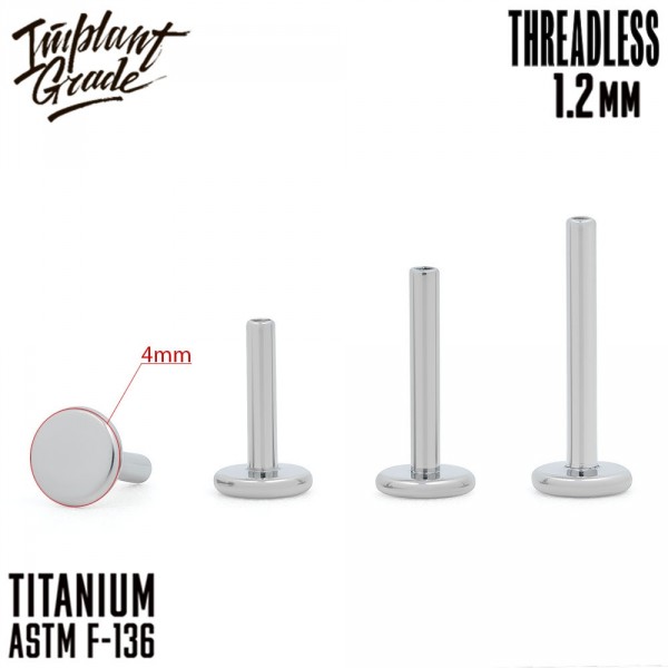 Ножка без резьбы 1.2 мм (16 G)