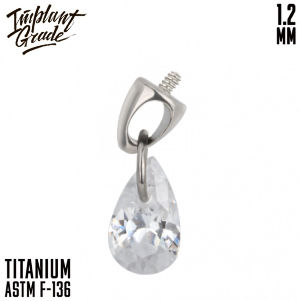 Накрутка с подвеской Pendant 1.2 мм 
