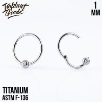 Кольцо-кликер Globe 1 мм (18 G)