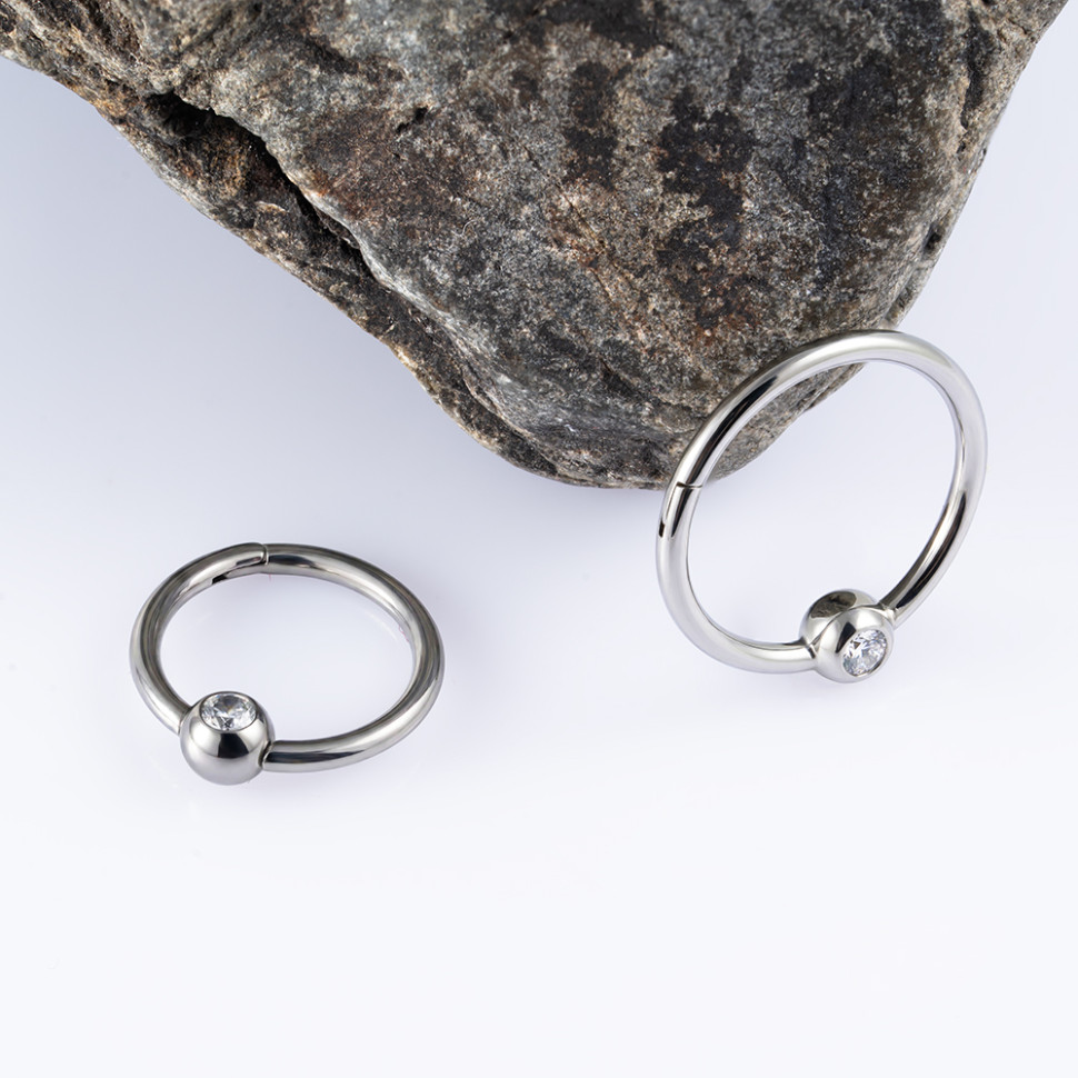 Кольцо-кликер Globe 1 мм (18 G)