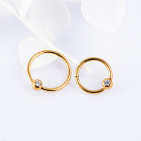 Кольцо-кликер Globe 1 мм (18 G)