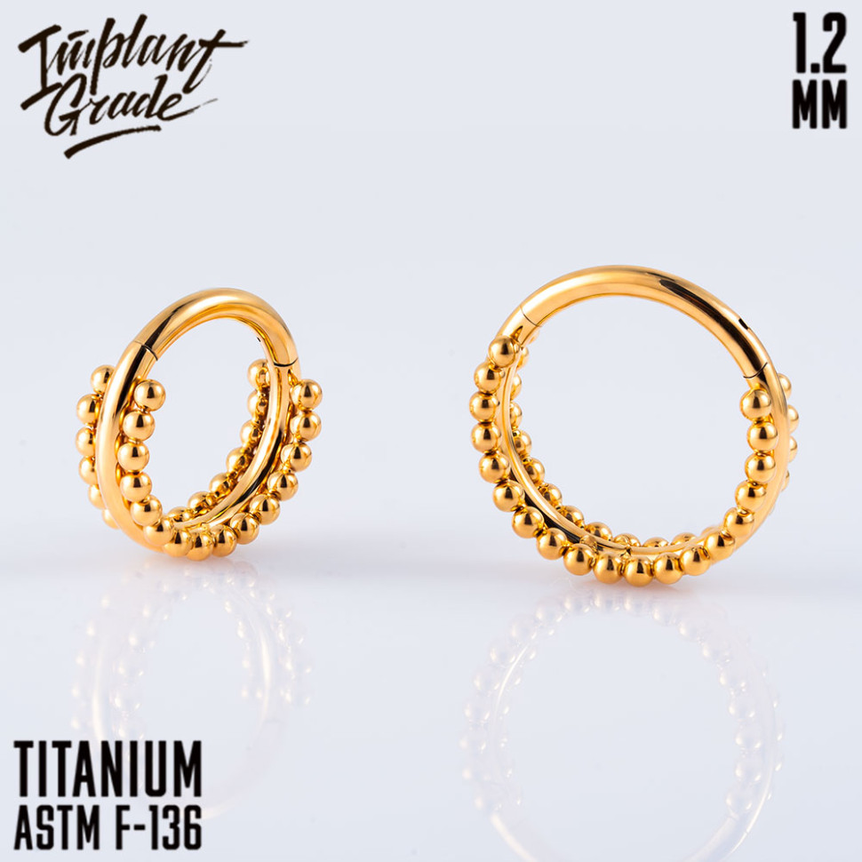 Кольцо-кликер Eliza 1.2 мм (16 G)