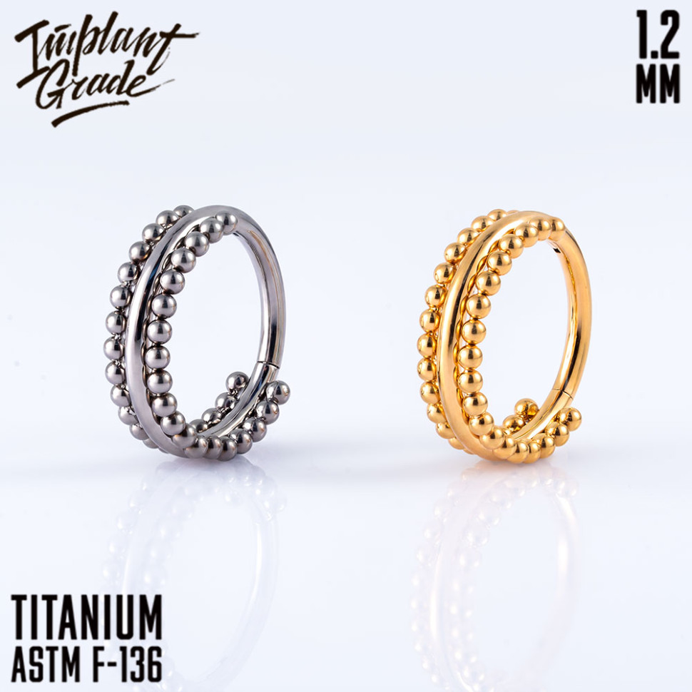 Кольцо-кликер Eliza 1.2 мм (16 G)