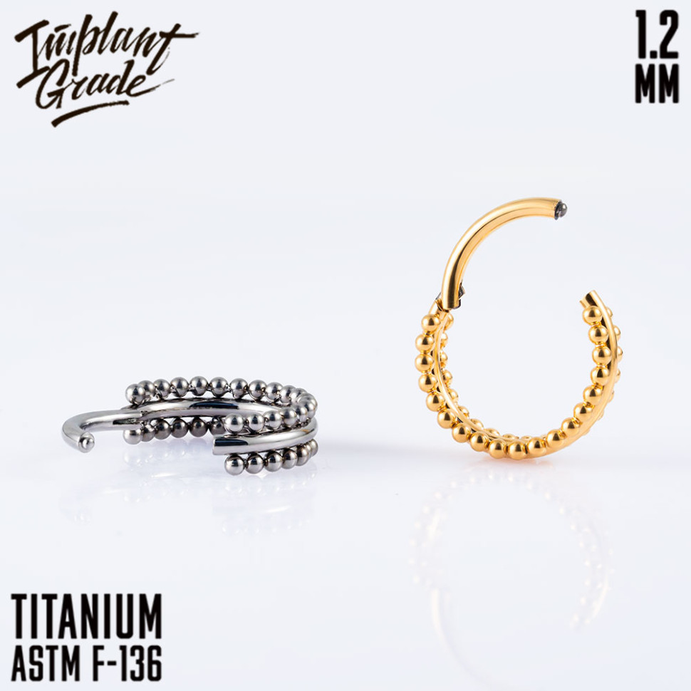 Кольцо-кликер Eliza 1.2 мм (16 G)