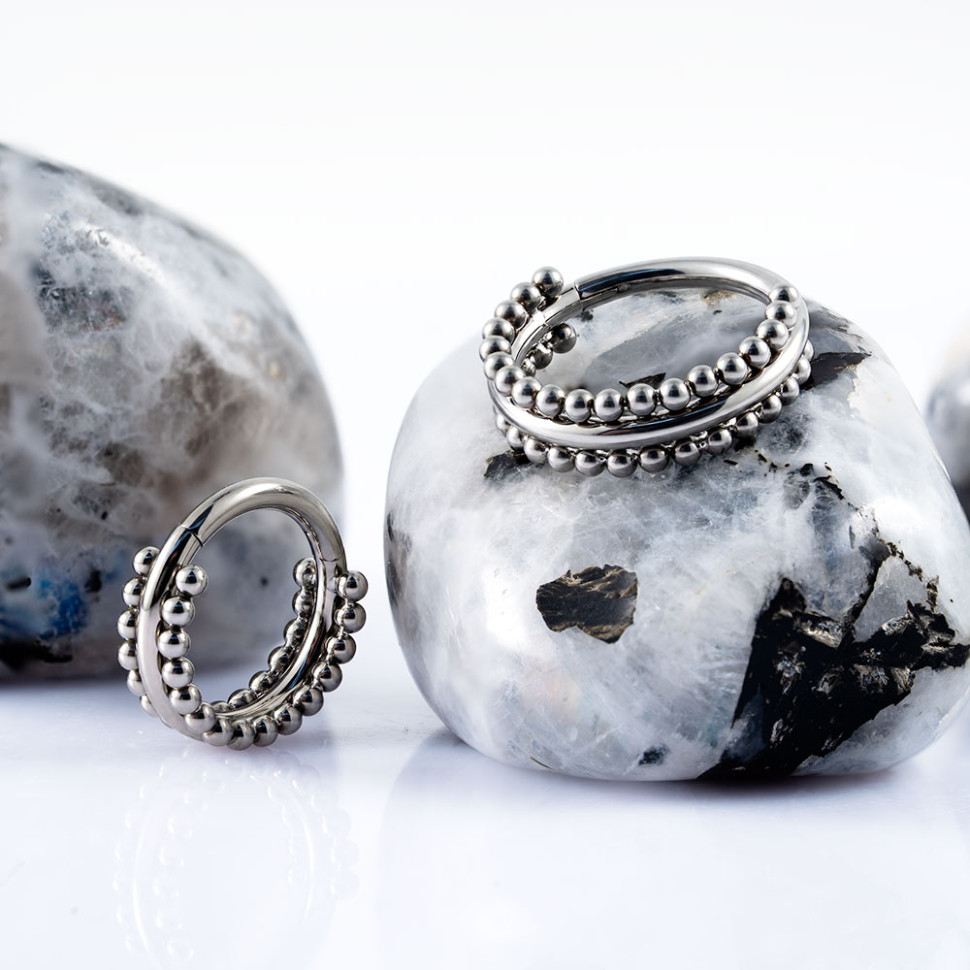 Кольцо-кликер Eliza 1.2 мм (16 G)