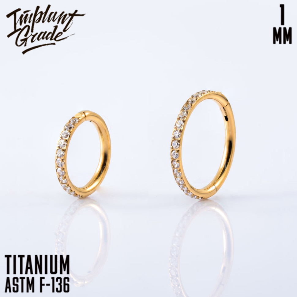 Кольцо-кликер Twilight 1 мм (18 G)