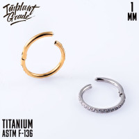 Кольцо-кликер Twilight 1 мм (18 G)