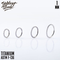 Кольцо-кликер Twilight 1 мм (18 G)