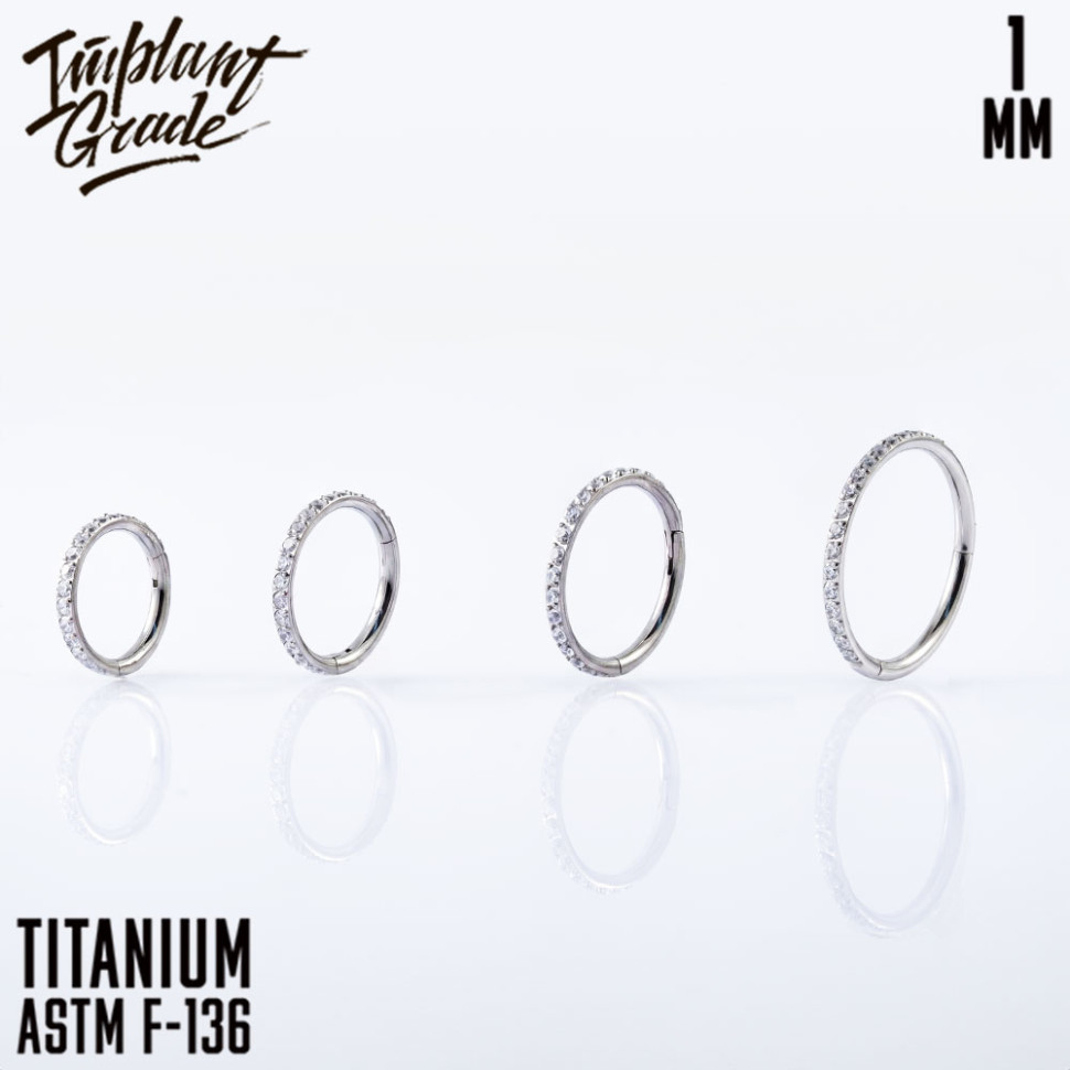 Кольцо-кликер Twilight 1 мм (18 G)