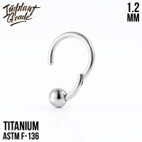 Кольцо-кликер с шаром 1.2 мм (16 G)