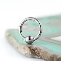Кольцо-кликер с шаром 1.2 мм (16 G)