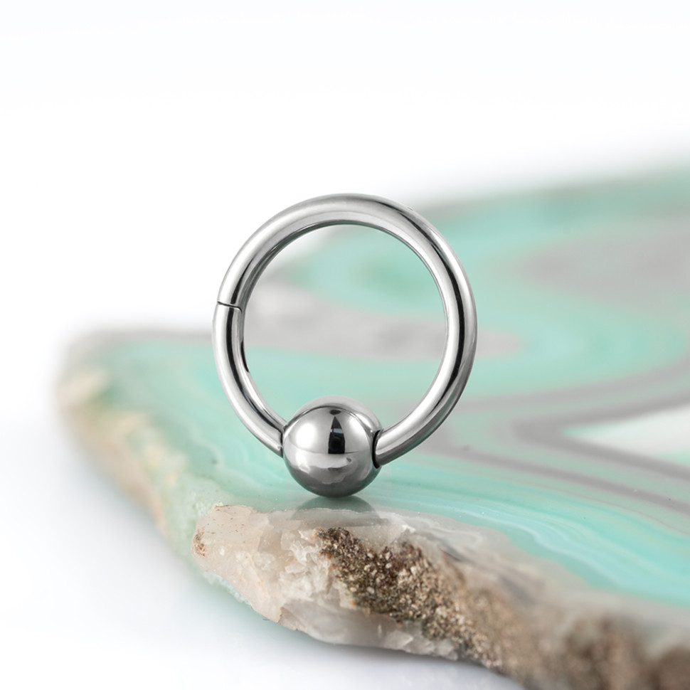 Кольцо-кликер с шаром 1.2 мм (16 G)