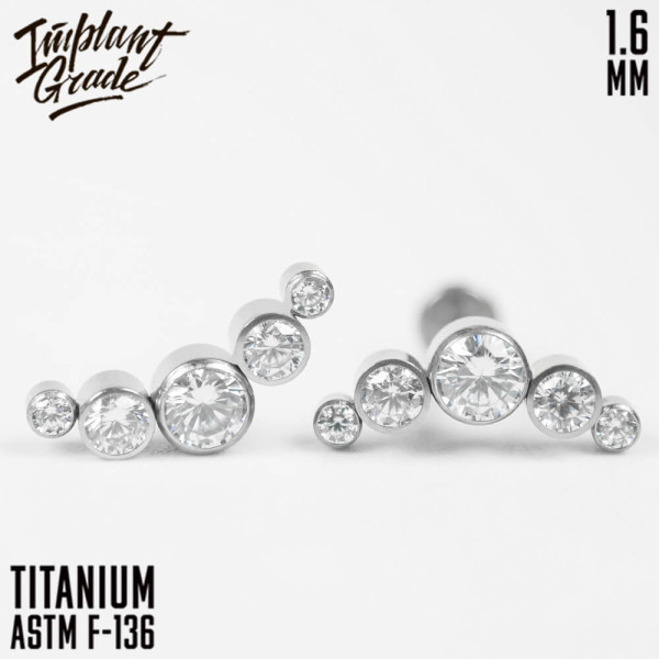 Накрутка-кластер 5К Crystal 1.6 мм