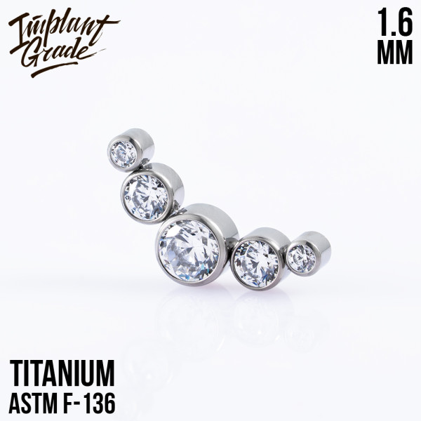 Накрутка-кластер 5К Crystal 1.6 мм