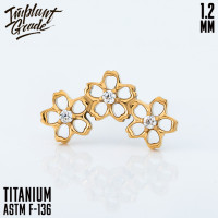 Накрутка Hollow 3 Flowers 1.2 мм