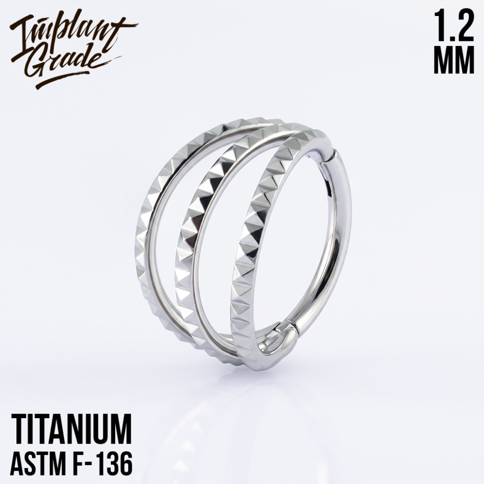 Кольцо-кликер Geometry Trix 1.2 мм (16 G)