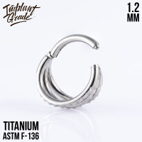 Кольцо-кликер Geometry Trix 1.2 мм (16 G) Кольцо-кликер Geometry Trix 1.2 мм (16 G)