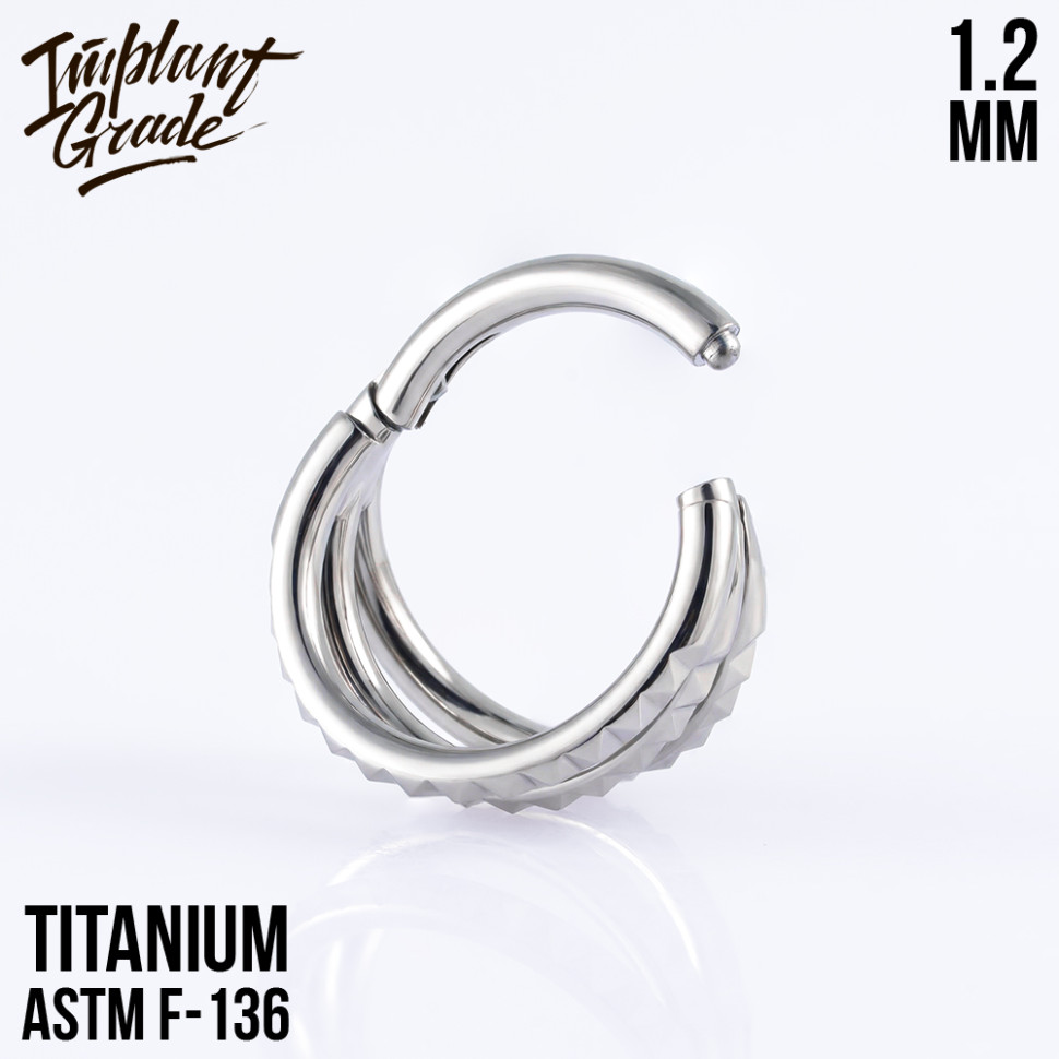 Кольцо-кликер Geometry Trix 1.2 мм (16 G)