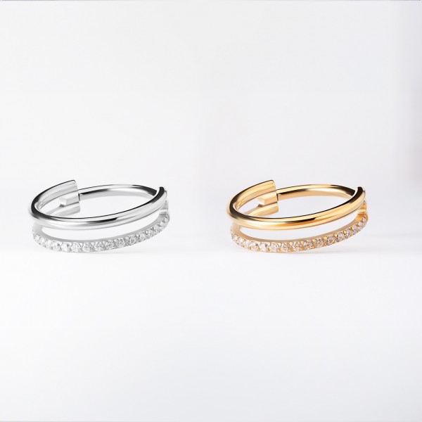 Кольцо-кликер Yan 1.2 мм (16 G) 