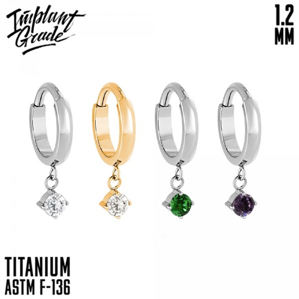 Кольцо-кликер ilon 1.2 мм (16 G)