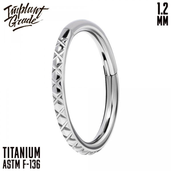 Кольцо-кликер Twilight X 1.2 мм (16 G)
