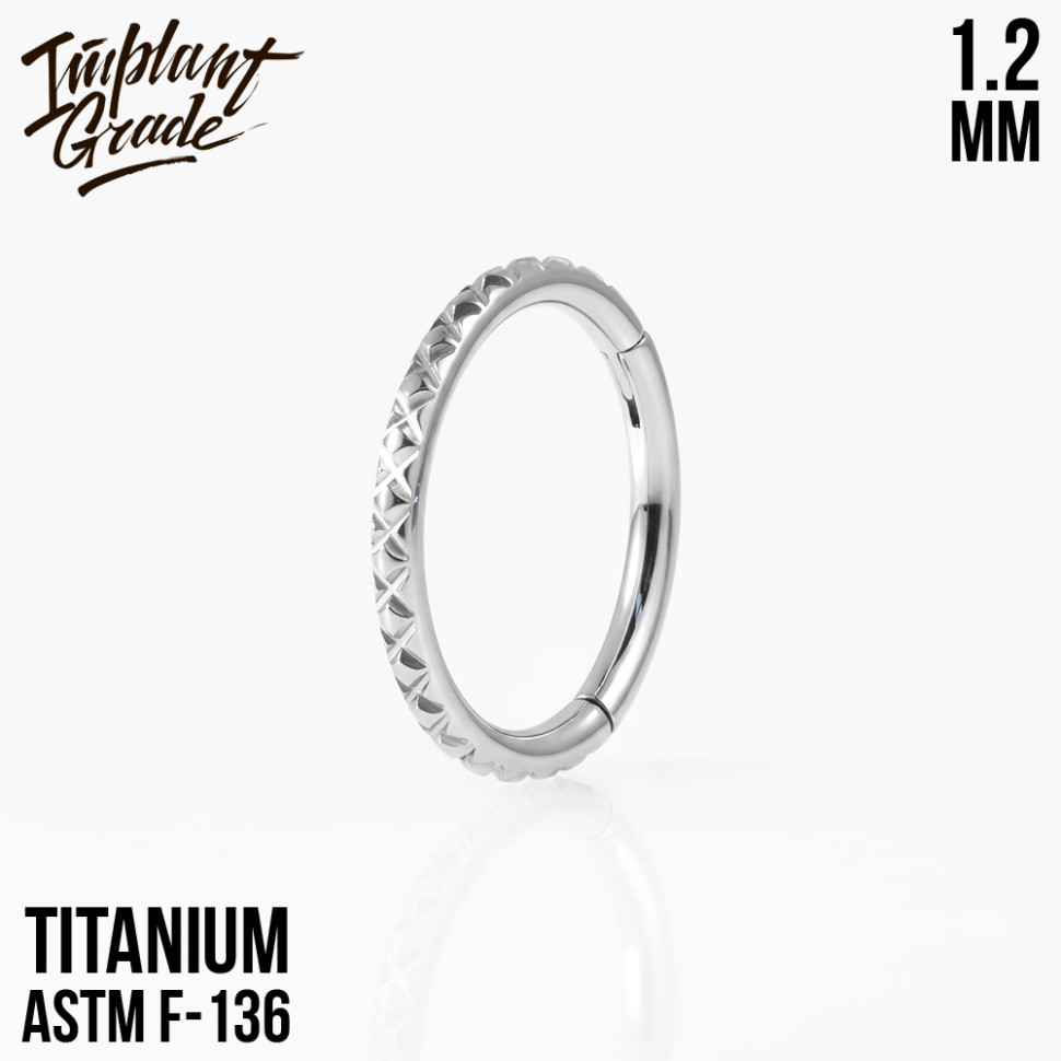 Кольцо-кликер Twilight X 1.2 мм (16 G)