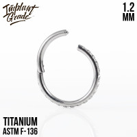 Кольцо-кликер Twilight X 1.2 мм (16 G)