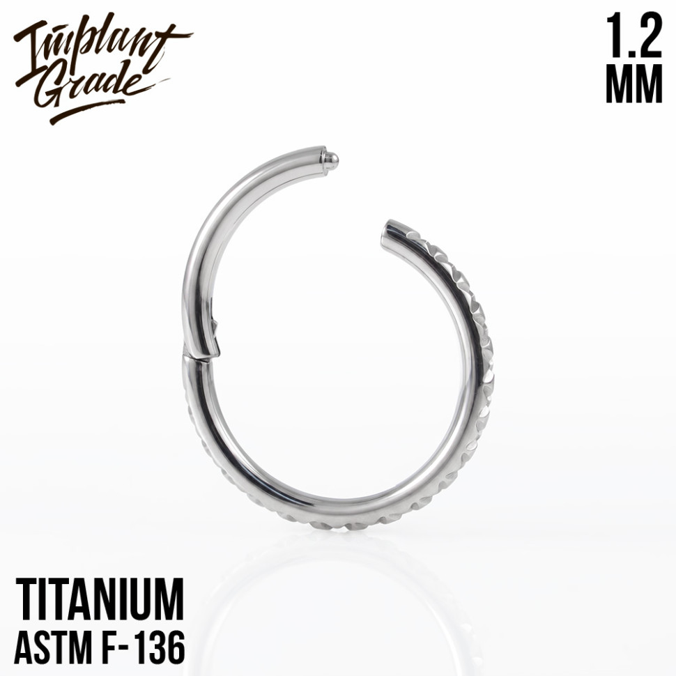 Кольцо-кликер Twilight X 1.2 мм (16 G)