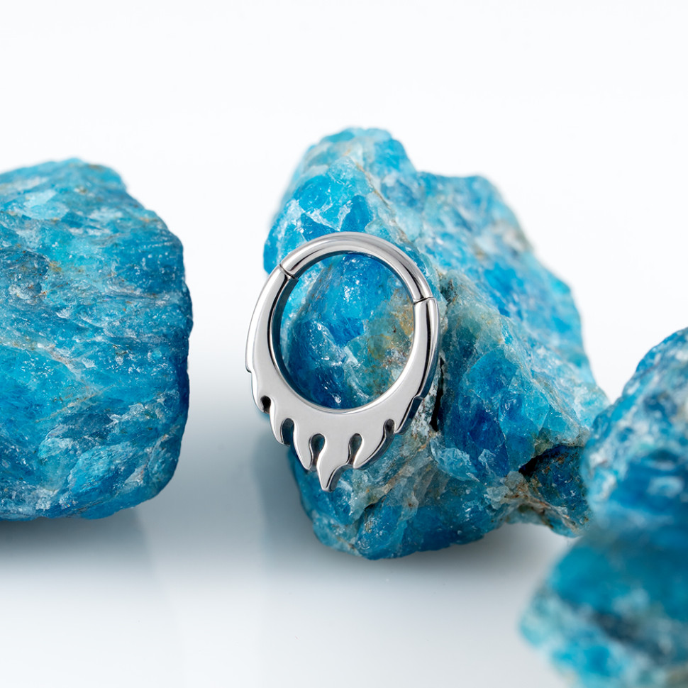 Кольцо-кликер Fire 1.2 мм (16 G)