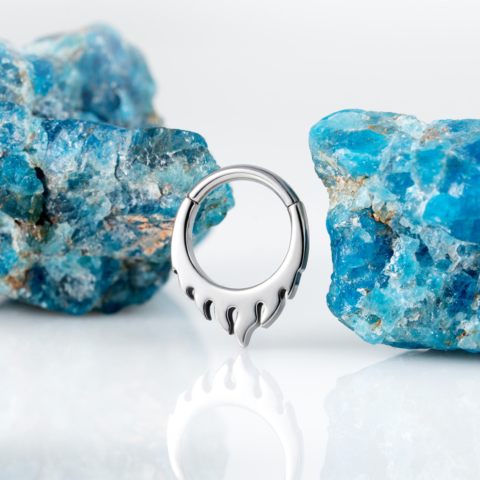 Кольцо-кликер Fire 1.2 мм (16 G)