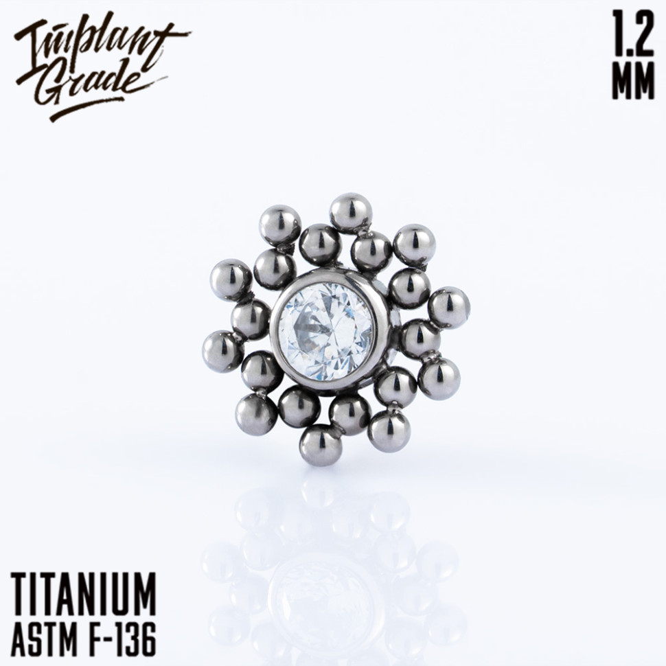 Накрутка для пирсинга Sirius 1.2 мм