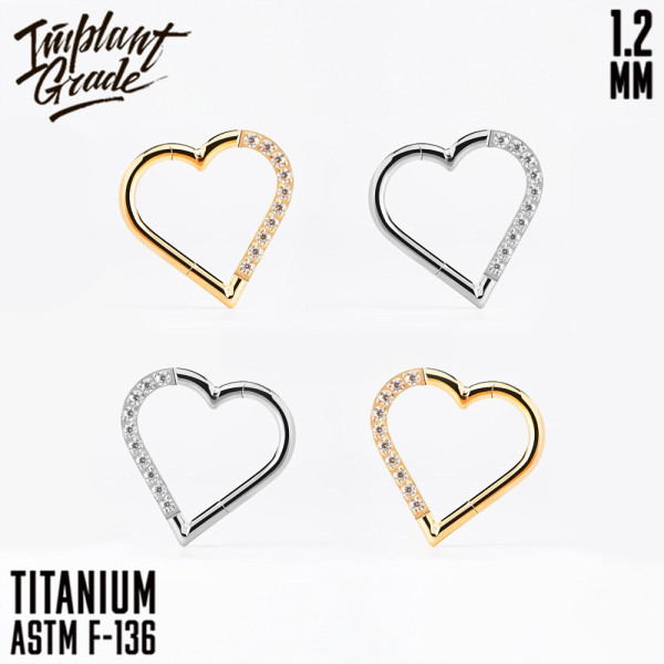 Кольцо-кликер Love 1.2 мм (16 G) 