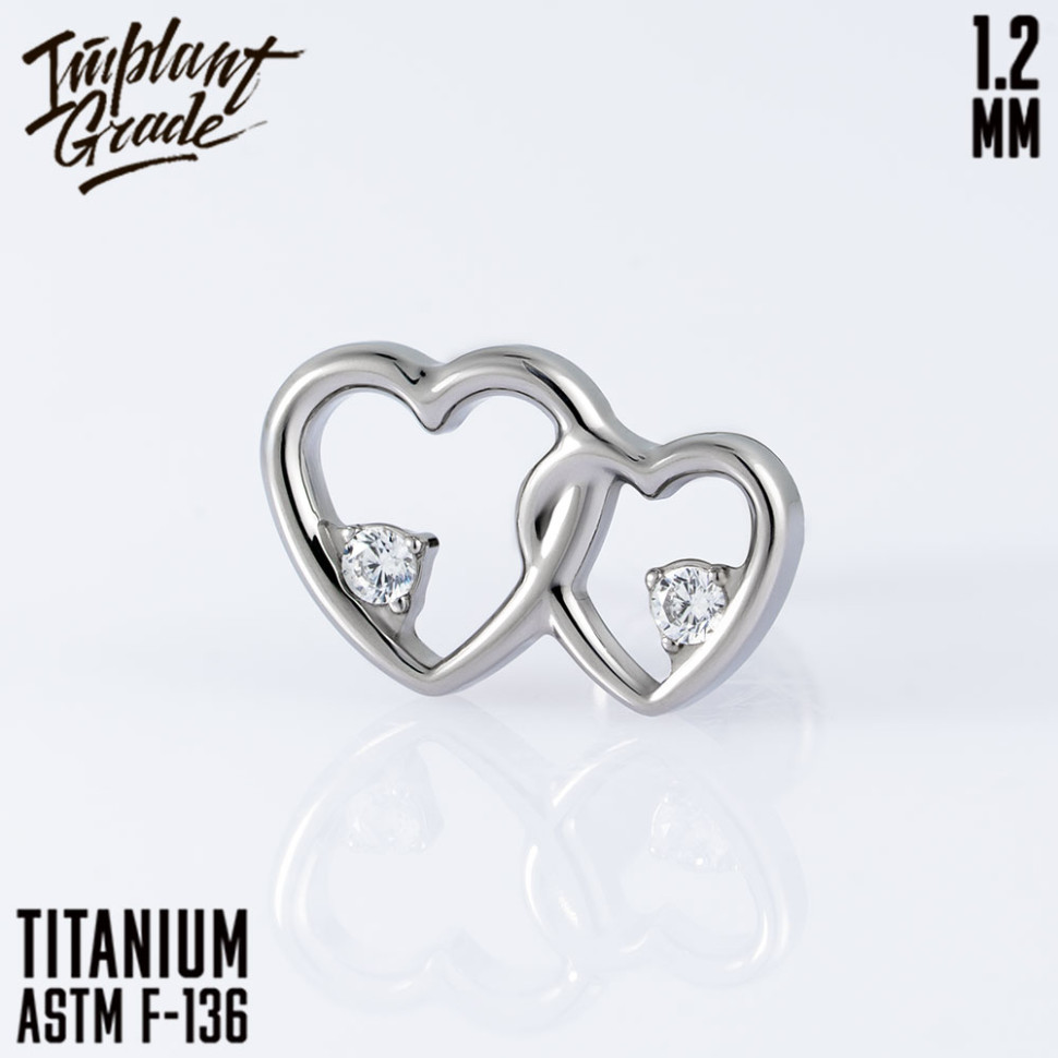Накрутка Double Heart 1.2 мм