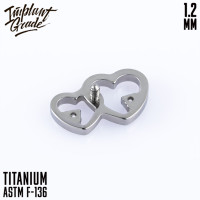 Накрутка Double Heart 1.2 мм