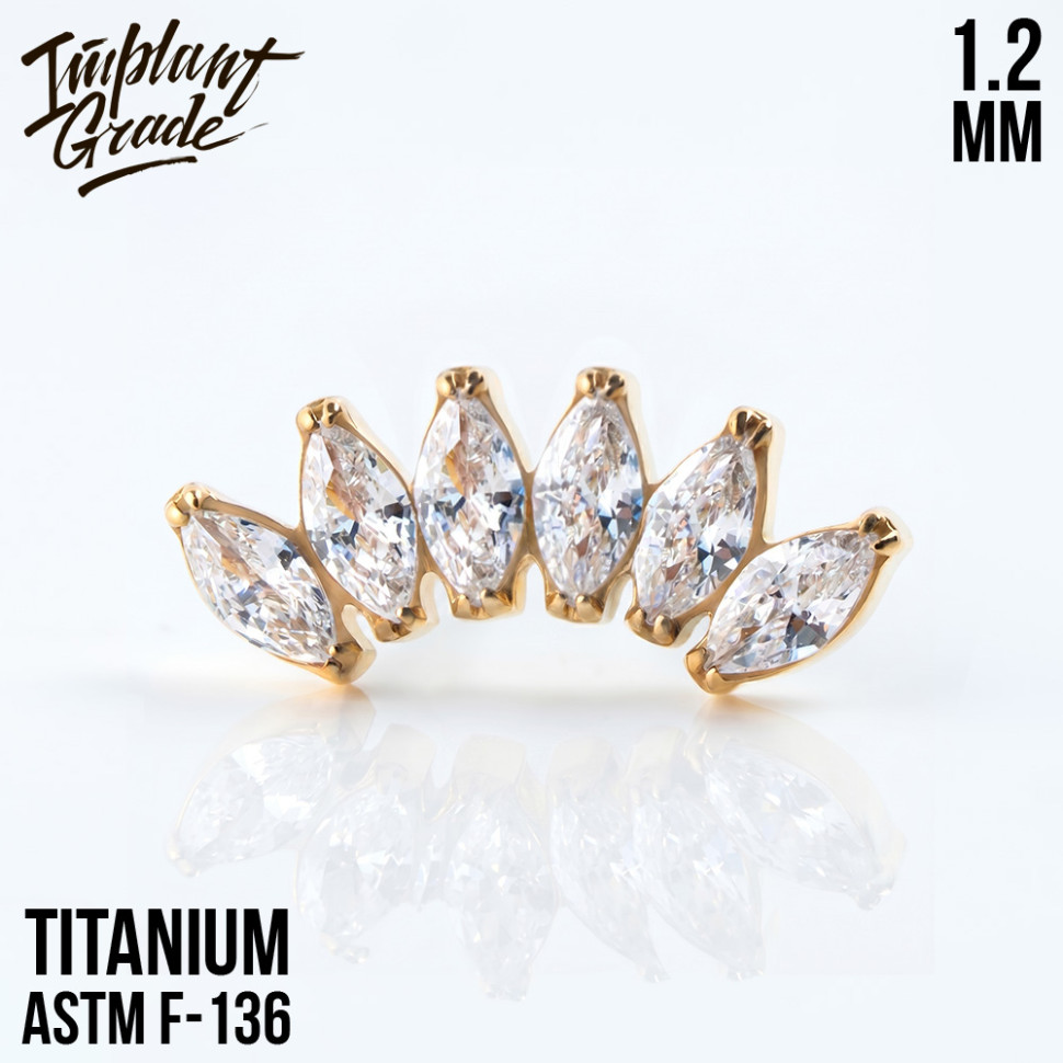 Накрутка 6K NEW Marquise 1.2 мм 