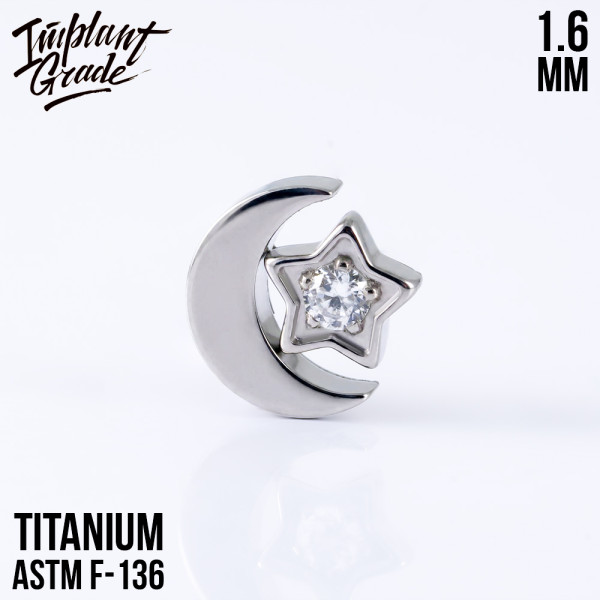 Накрутка Moon Star Crystal 1.6 мм