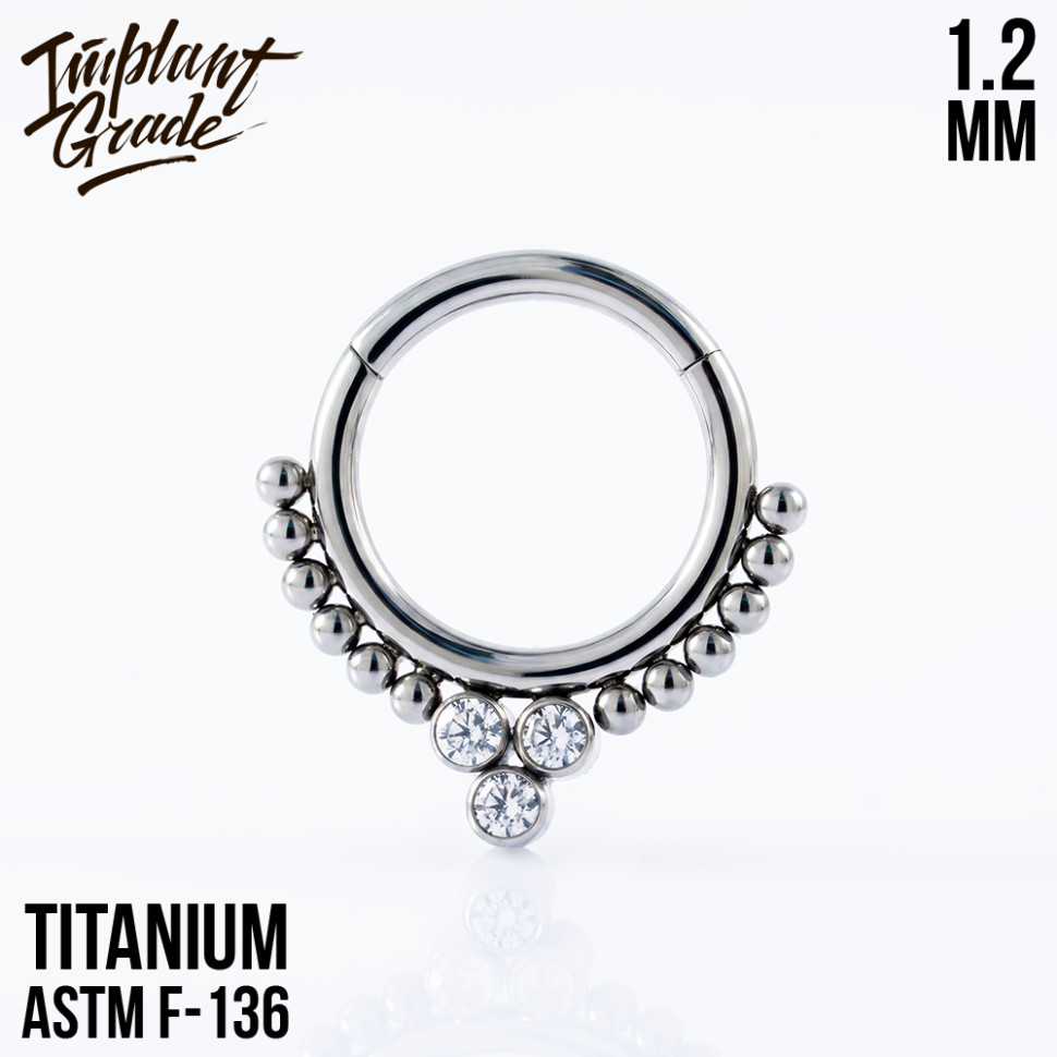 Кольцо-кликер Honey 1.2 мм (16 G)