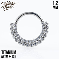 Кольцо-кликер Double Row 1.2 мм (16 G)